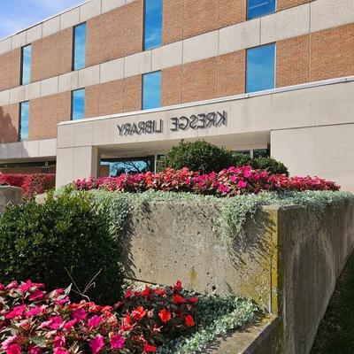 Exterior of Kresge Library